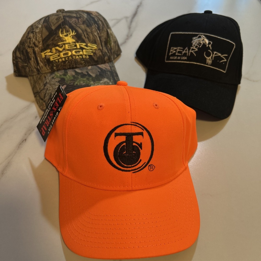 Hunting Ball Caps Set Of Three Unisex
